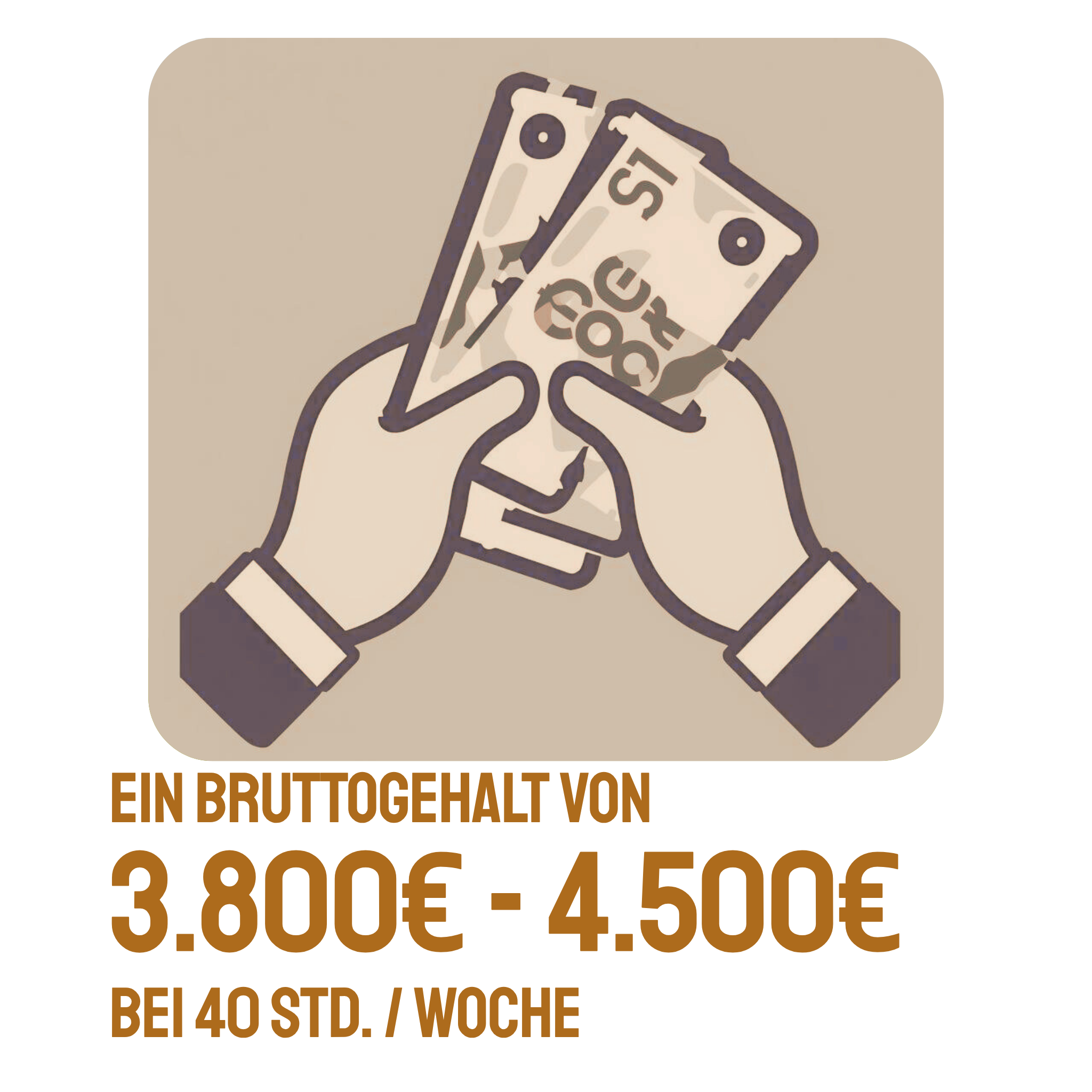 Faire Gehaltsspanne für Vollzeit-Physiotherapeut:innen bei Physio Erle in Gelsenkirchen